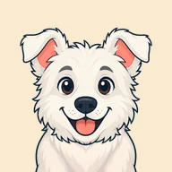 Small white fluffy mix